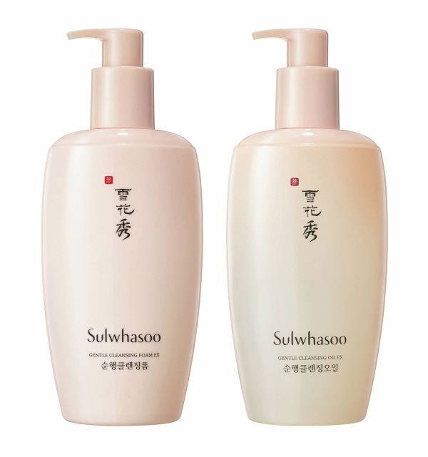 설화수, 순행클렌징폼·오일 대용량 한정판 출시