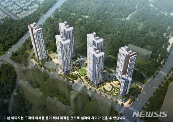 포스코건설은 광주광역시 북구 문흥동 876-6번지에 들어서는 '더샵 광주포레스트'를 다음달 분양한다고 9일 밝혔다. (사진 뉴시스 제공)