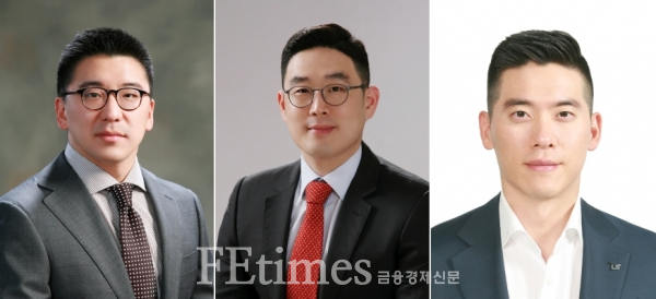 (왼쪽부터) 구본혁 예스코홀딩스 CEO, 구본규 LS엠트론 CEO, 구동휘 E1 COO (사진=LS그룹)